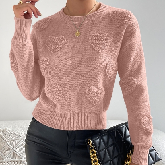 Knit Drop Shoulder Sweater